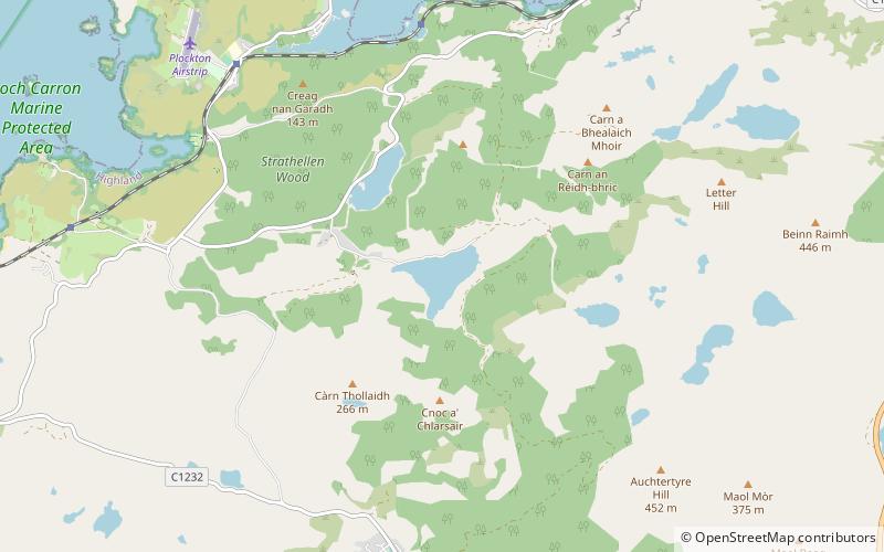 Loch Achaidh na h-Inich location map