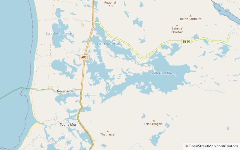 South Uist Machair and Lochs location map