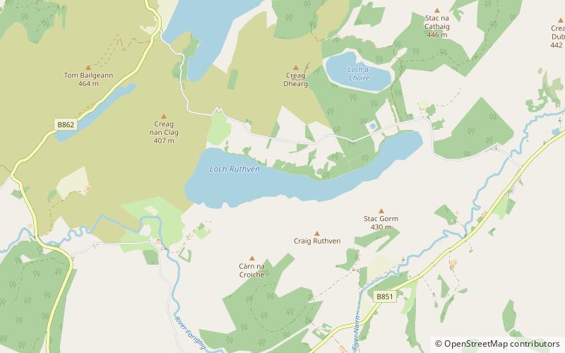 Loch Ruthven location map