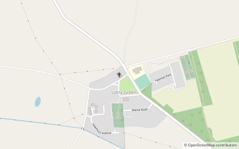 Udny Parish Church location map