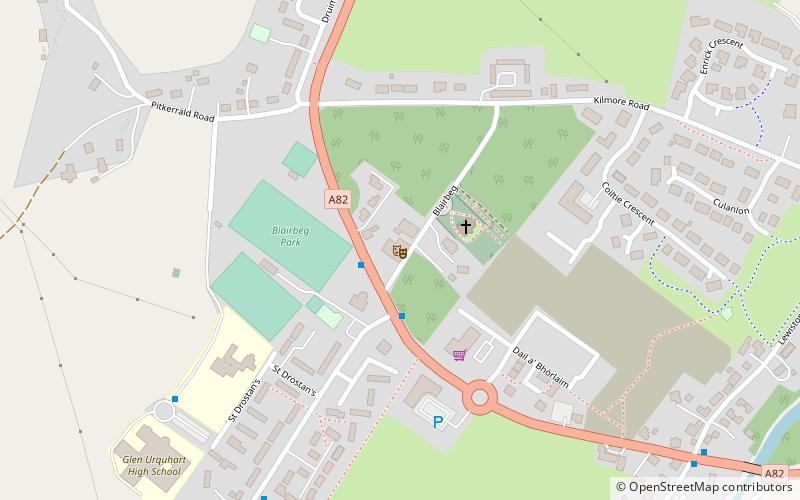glen urquhart public hall drumnadrochit location map