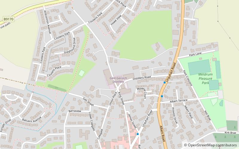 glen garioch old meldrum location map