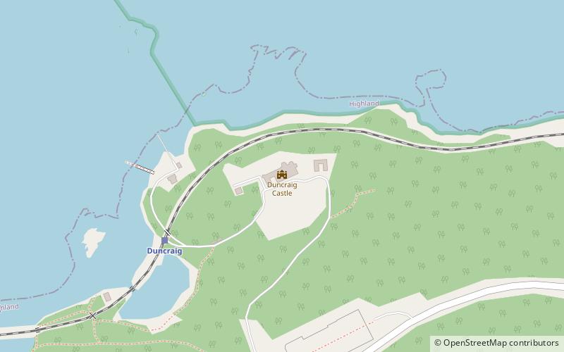 Duncraig Castle location map