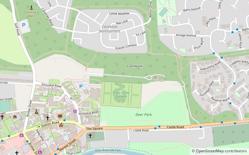 Ellon Castle location map