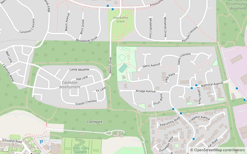 Castlepark Community House location map