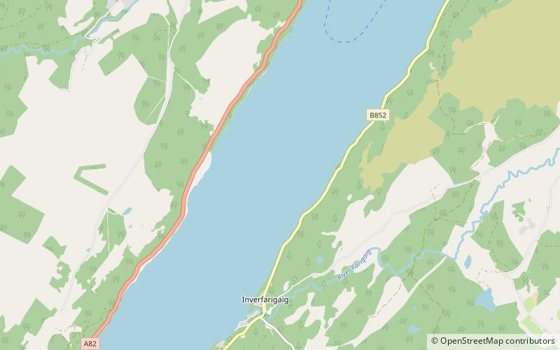 Lago Ness location map