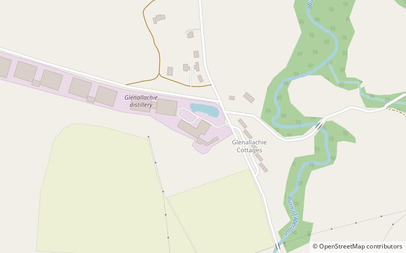 Glenallachie distillery location map