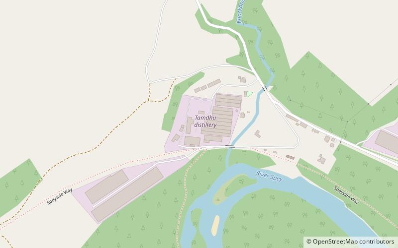 Tamdhu distillery location map