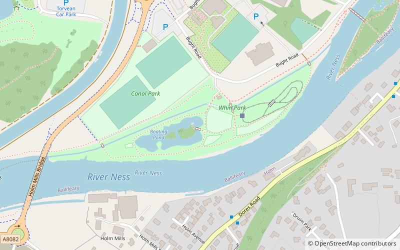 Whin Park Inverness location map