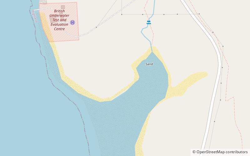 Sand location map