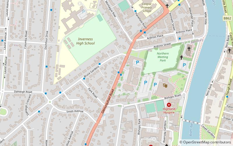 politics of the highland council area inverness location map