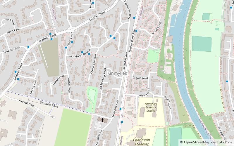 kinmylies inverness location map