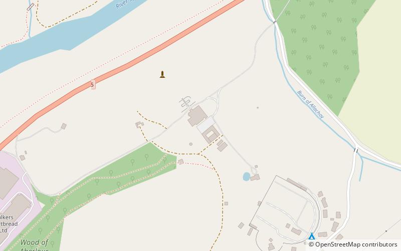 Aberlour House location map