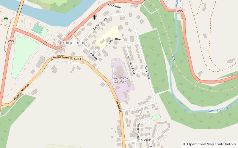 Craigellachie location map