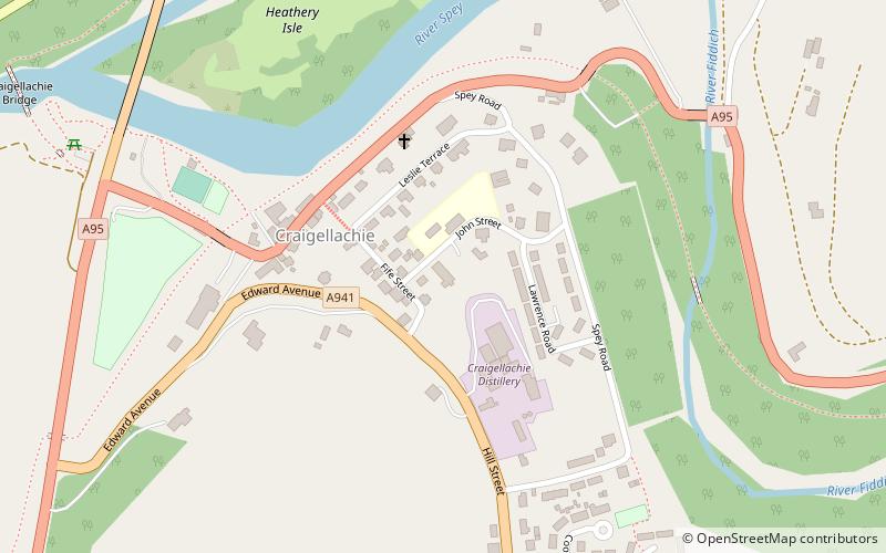 Craigellachie Village Council location map