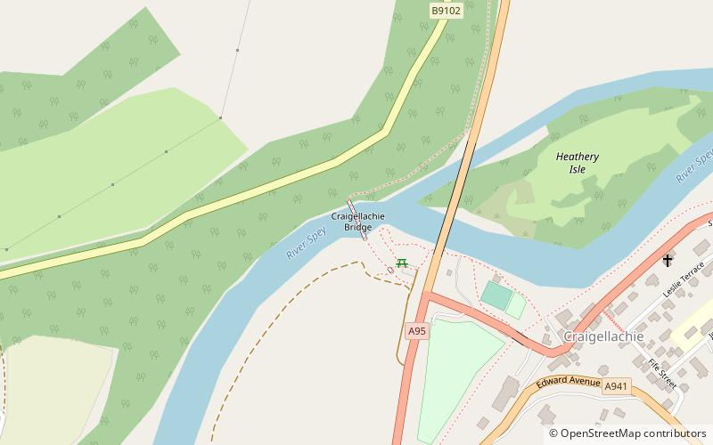 Craigellachie-Brücke location map