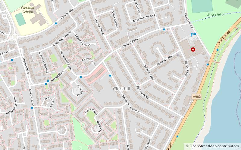 clerkhill peterhead location map