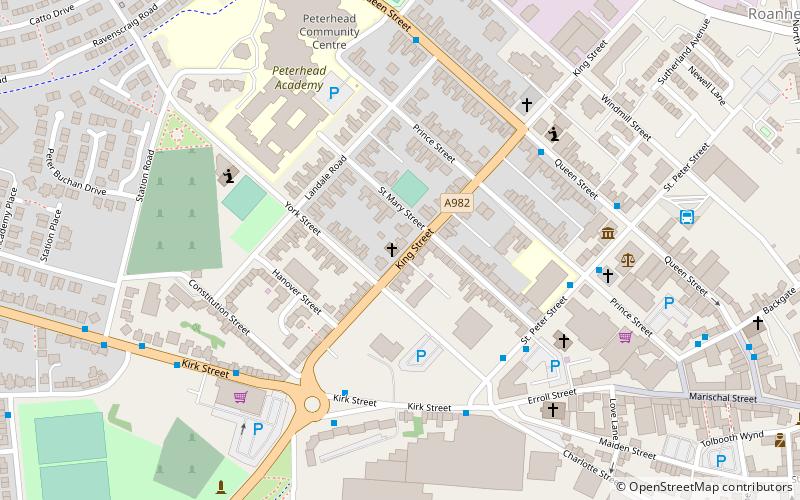 Peterhead Baptist Church location map