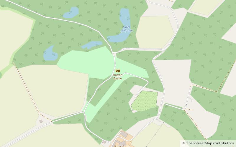 Hatton Castle location map