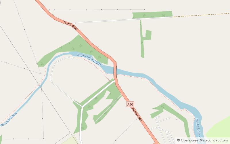 Balmoor Bridge location map