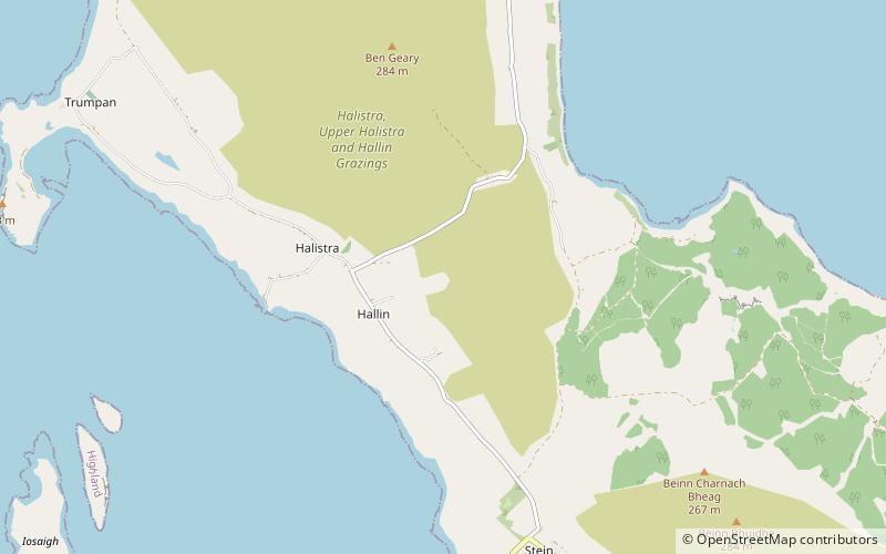Dun Hallin location map
