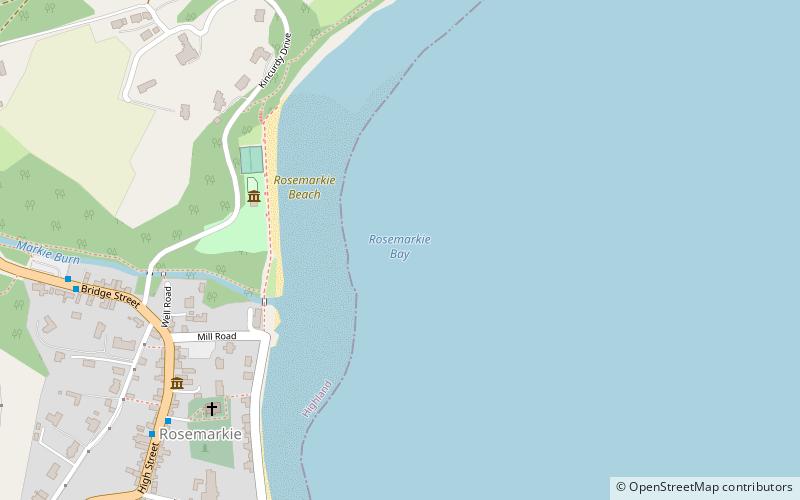 Rosemarkie Beach location map