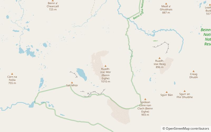 Beinn Eighe location map