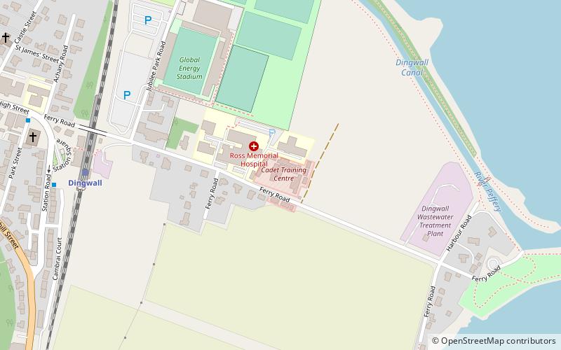 Ferry Road drill hall location map