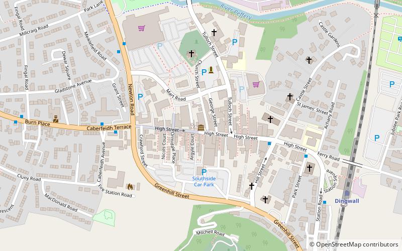 dingwall stone location map