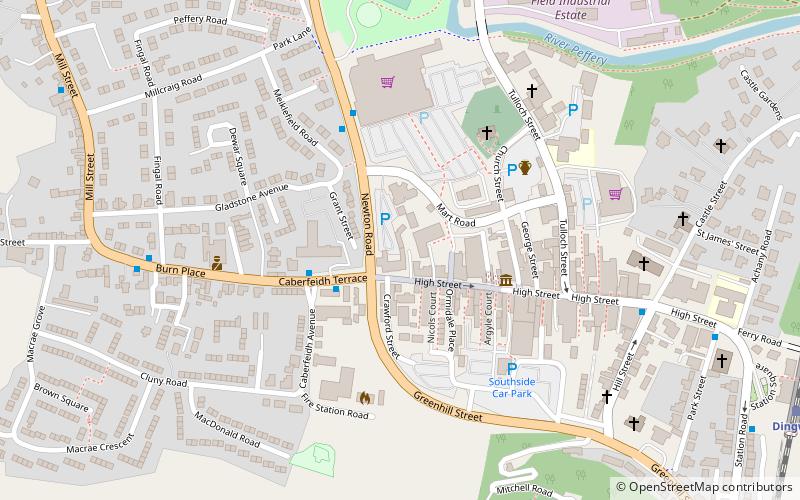 University of the Highlands and Islands location map