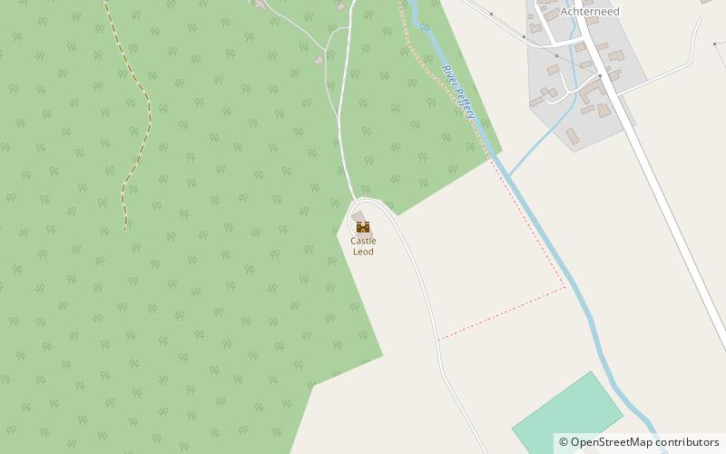 Castle Leod location map