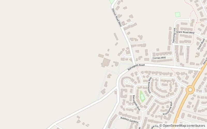 balnageith forres location map