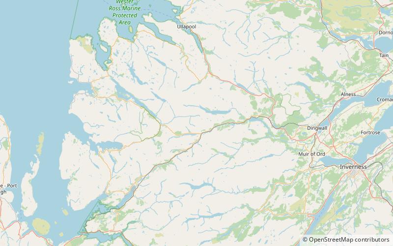 Fionn Bheinn location map
