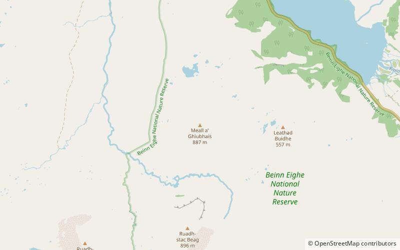 Meall a' Ghiubhais location map