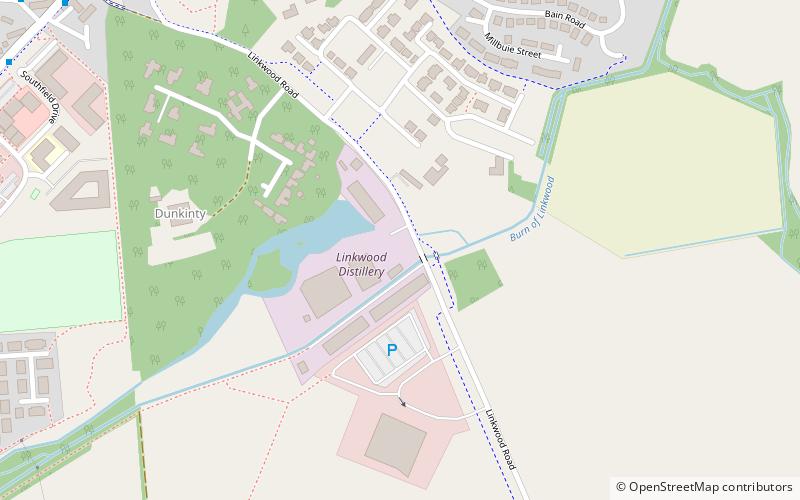 Linkwood location map