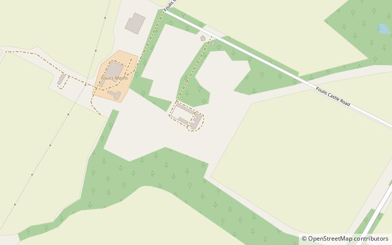 Foulis Castle location map