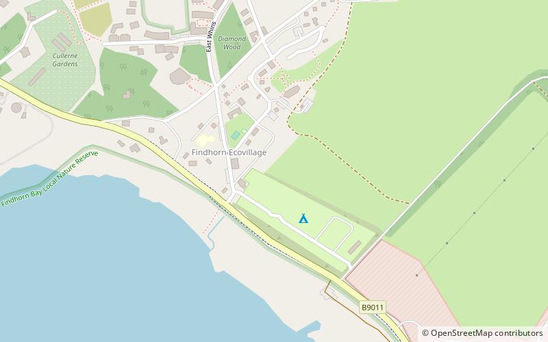 Findhorn Bay Holiday Park location map