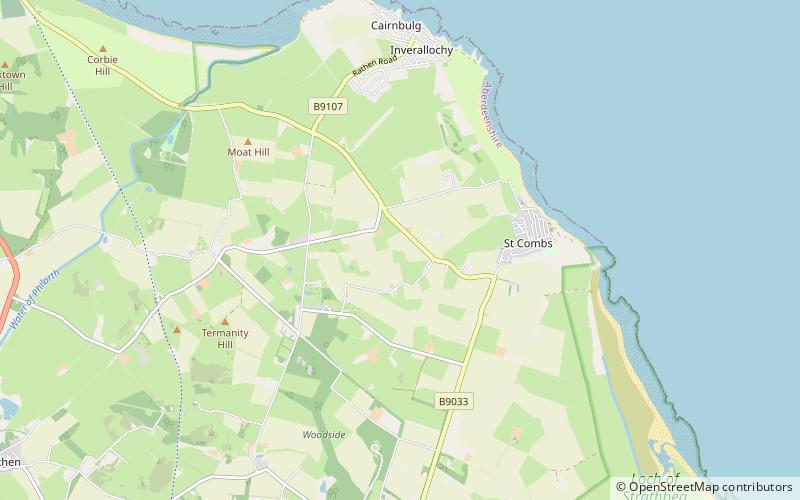 Inverallochy Castle location map