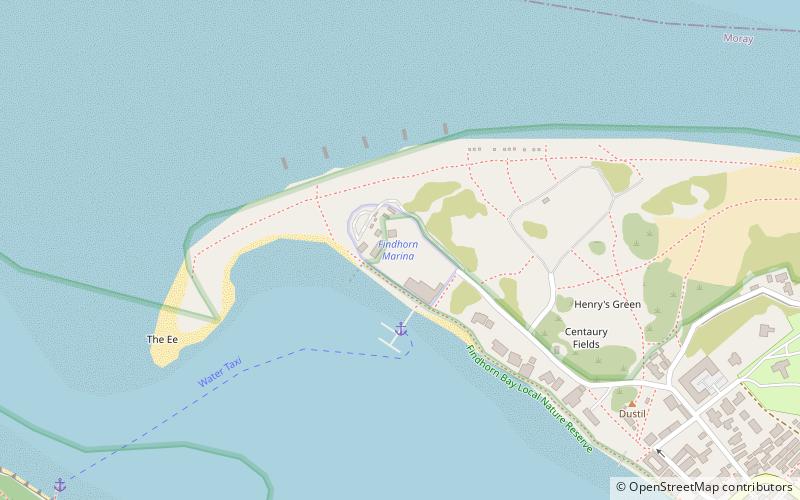 Findhorn Marina location map