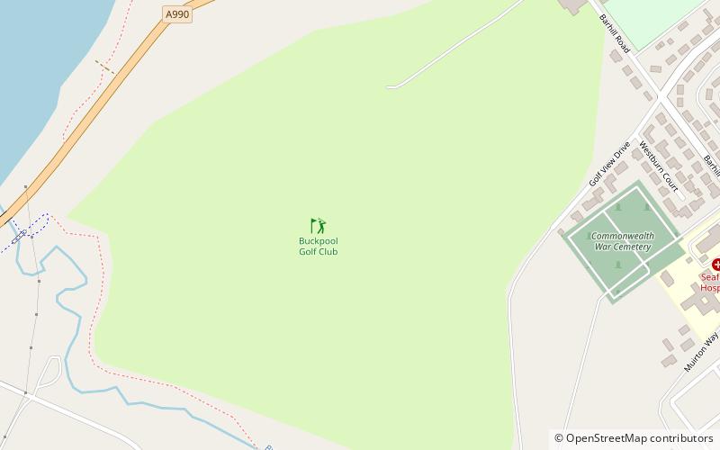 Buckpool Golf Club location map