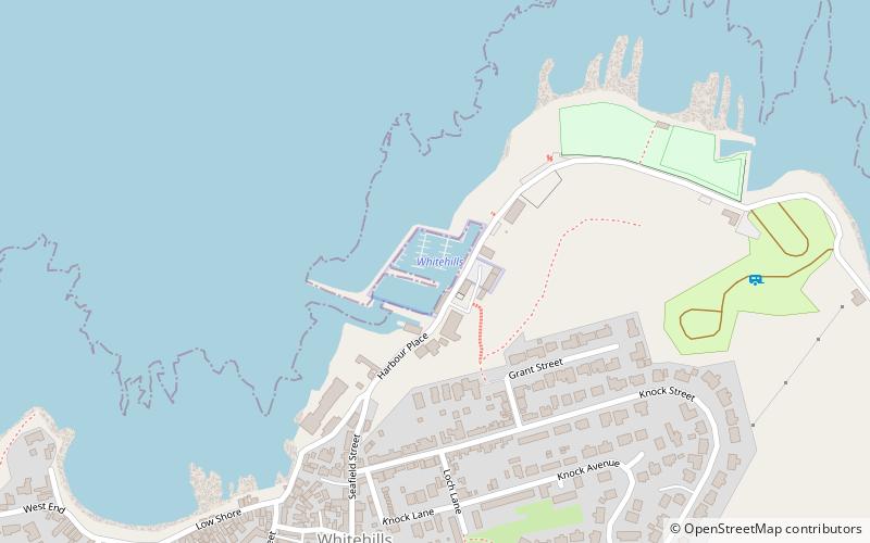 Whitehills Marina location map