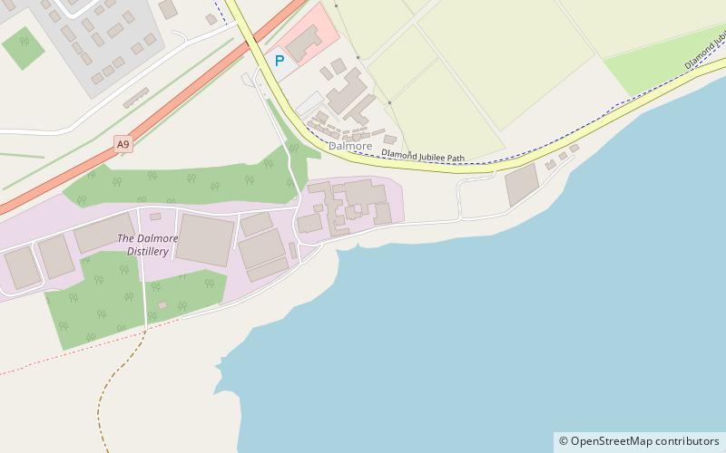Dalmore distillery location map