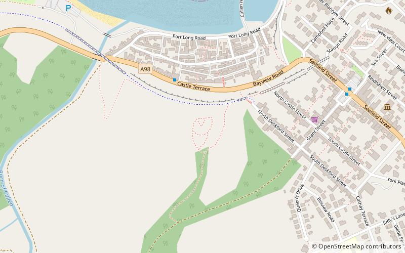 cullen castle location map