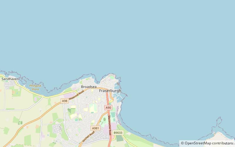 fiordo moray fraserburgh location map