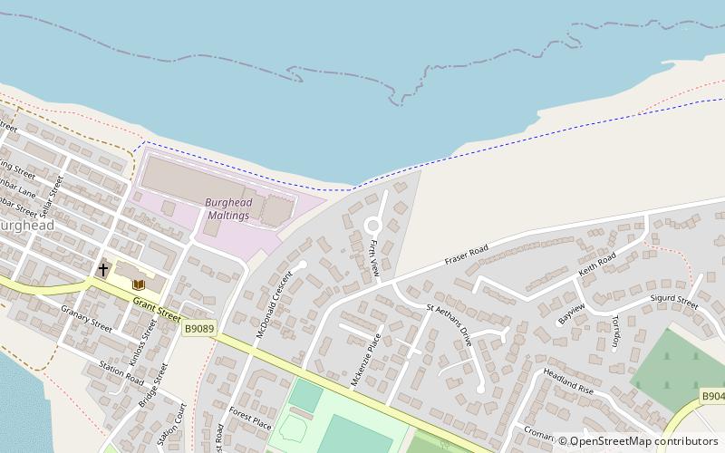 pinnata castra burghead location map