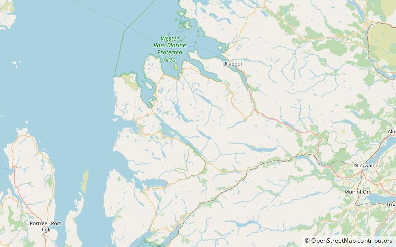 A’ Mhaighdean location map