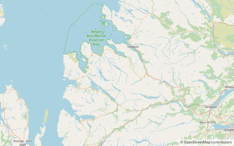 Beinn Dearg Mòr location map