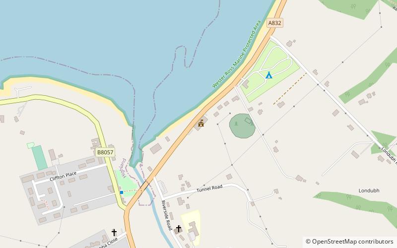 Poolewe Village Hall location map