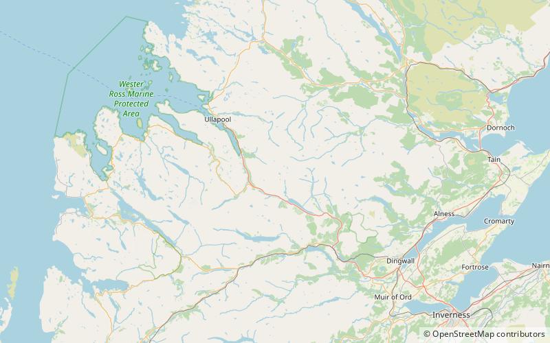 Beinn Dearg location map