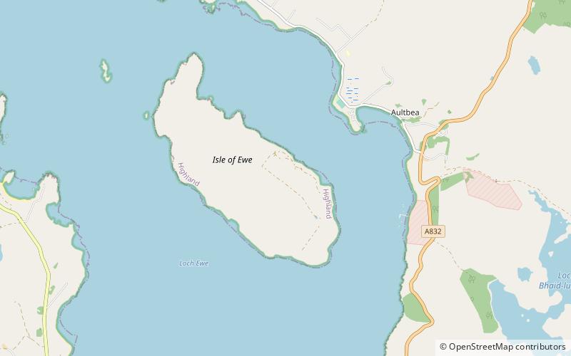 Isle of Ewe location map